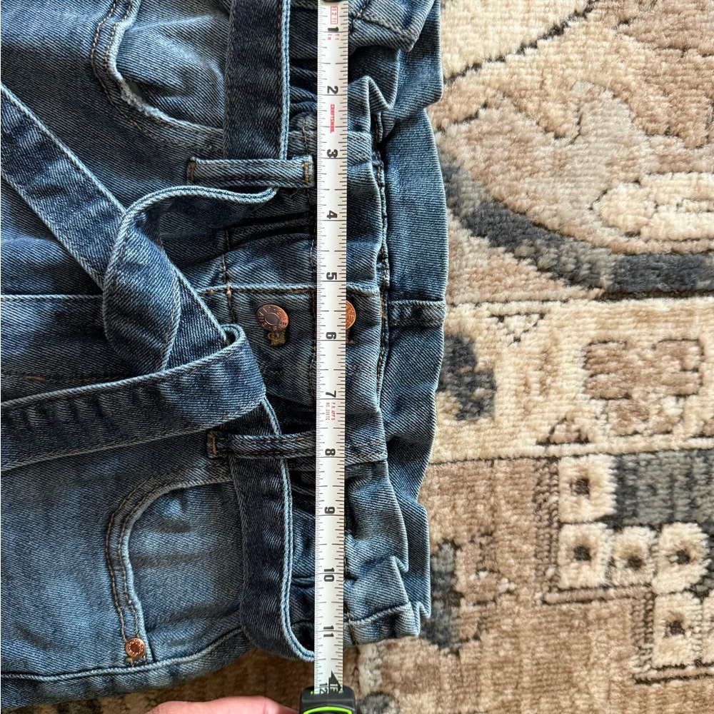 GUESS Women's High Rise Jeans in Blue and Cream size 24 and 25 - Picture 5 of 12